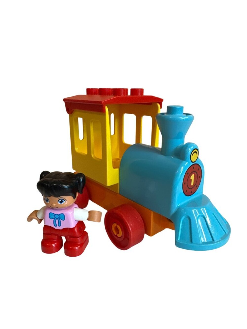 LEGO Duplo Lot Girl Figure Train W/ Car Toys Pretend Play Building